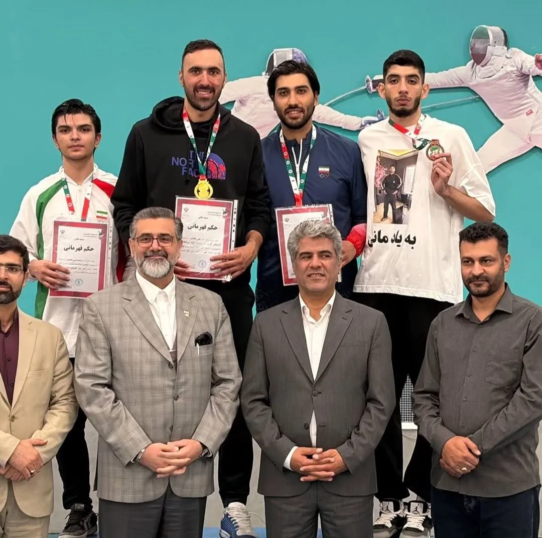قهرمانی پاکدامن در شمشیربازی سابر کشور
