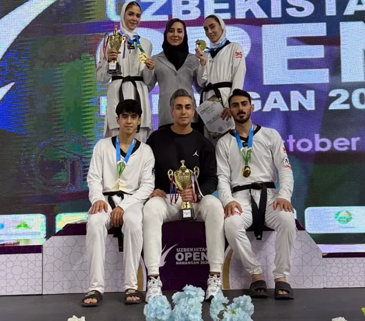درخشش تکواندو ایران در ازبکستان با کسب چهار مدال طلا و یک نقره